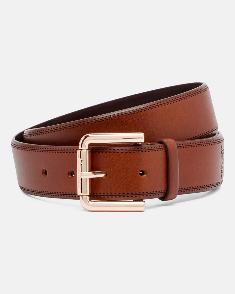 Max Mara Gürtel aus Leder Braun