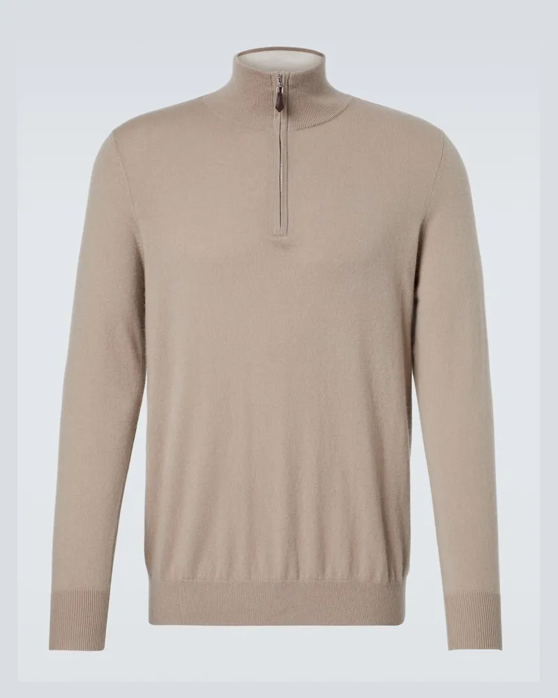 arch4 Pullover Mr Fenchurch aus Kaschmir Beige