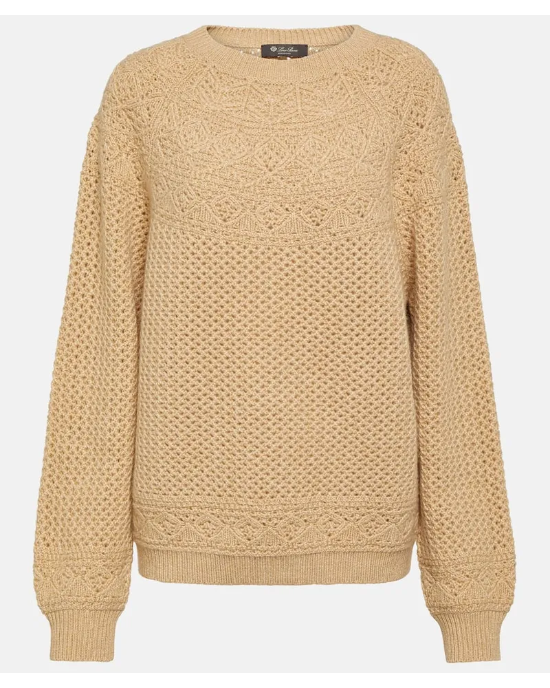 Loro Piana Pullover aus Kaschmir Braun