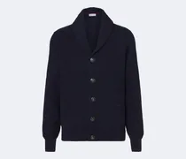 Cardigan aus Rippstrick