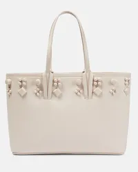 Christian Louboutin Tote Cabata Small aus Leder Beige