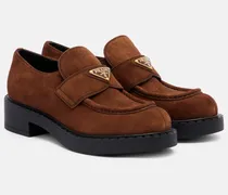 Loafers Chocolate aus Veloursleder