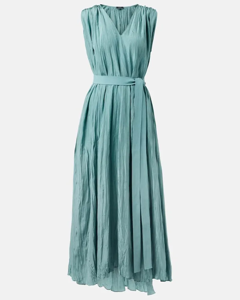 Joseph Maxikleid Martini aus Seide Blau
