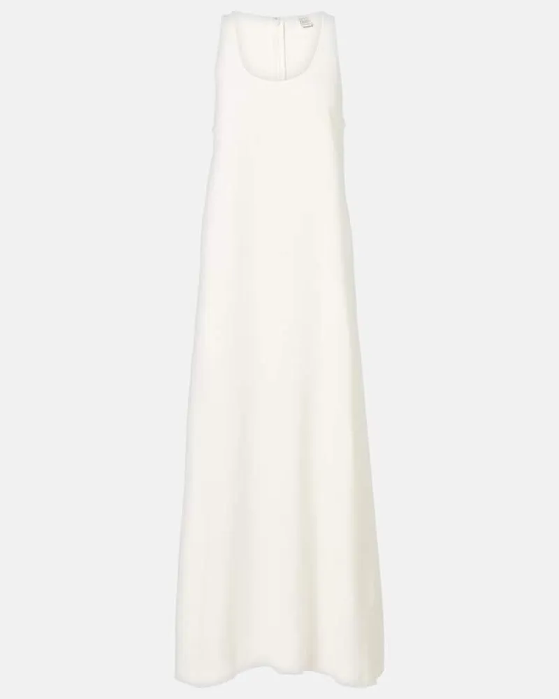 Totême Maxikleid Sable Schwarz