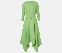 Midikleid aus Wollgemisch
