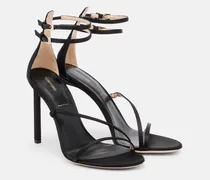 Sandalen aus Satin