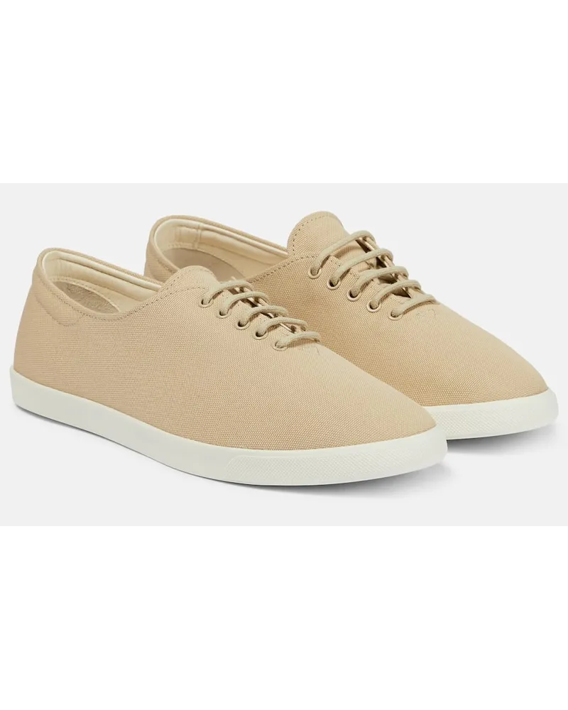 The Row Sneakers aus Canvas Weiss