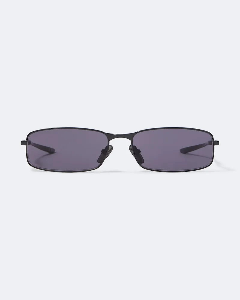 Balenciaga Eckige Sonnenbrille Grau