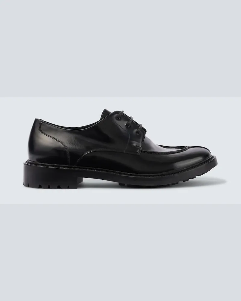 Saint Laurent Schnürschuhe Lino aus Leder Schwarz