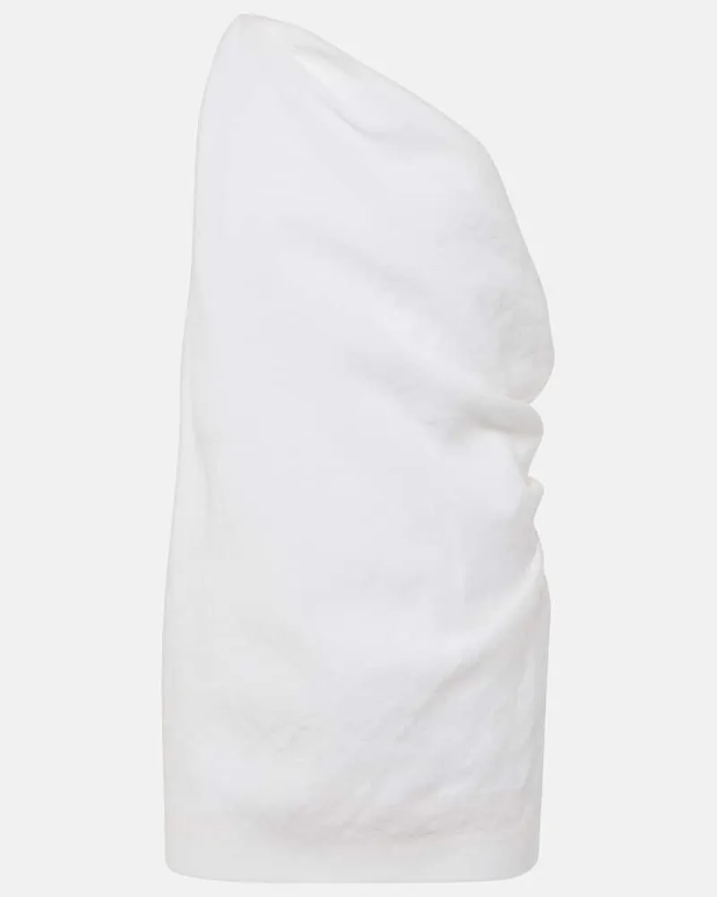 TOVE One-Shoulder-Top Petra aus Leinen Weiß