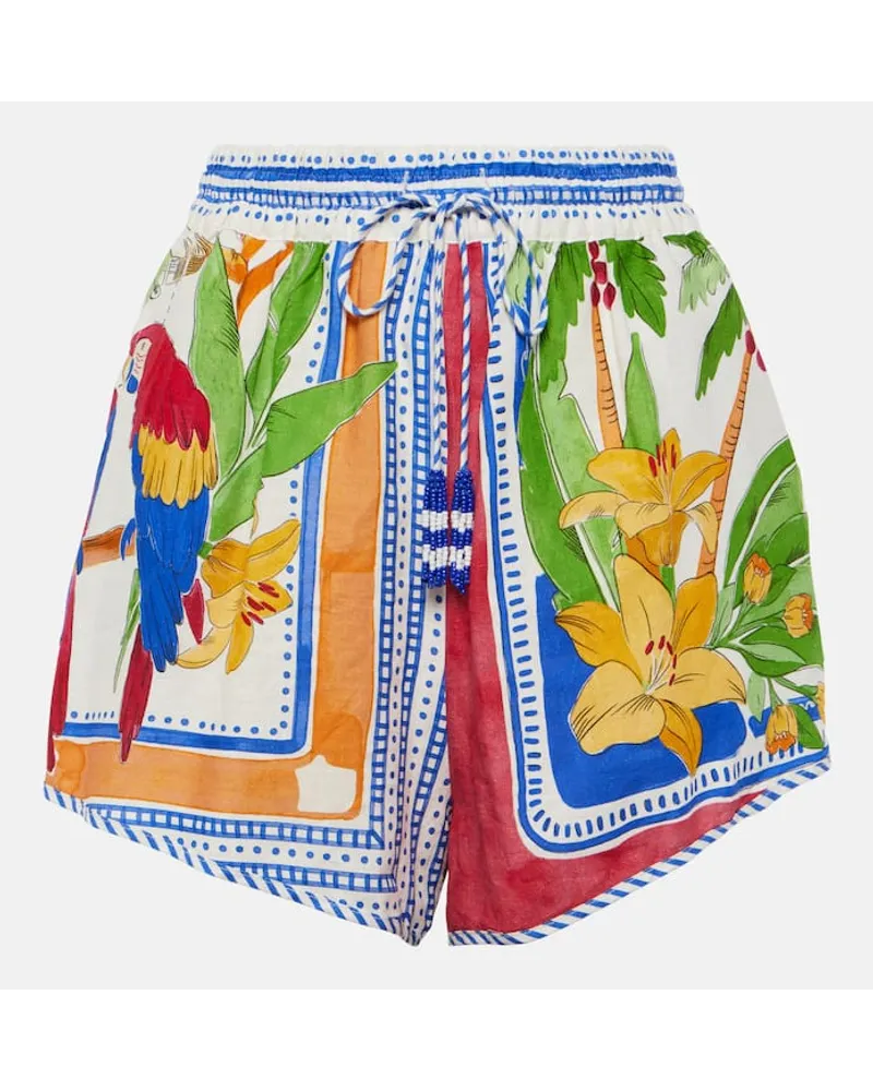 FARM Rio Shorts Tropical Destination aus Haekelstrick Multicolor