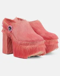 Vivienne Westwood Clogs Swamp aus Kalbshaar Pink