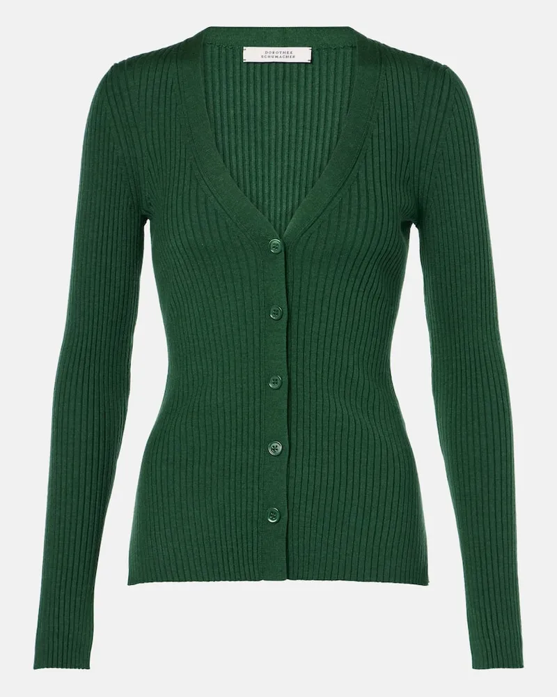 Dorothee Schumacher Cardigan Essential Ease Grün