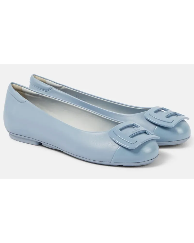 Hogan Ballerinas H661aus Leder Blau