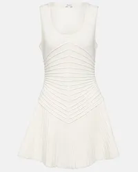 Alaïa Alaia Minikleid aus Jersey Weiss