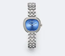 Verzierte Uhr Sixtie aus Edelstahl