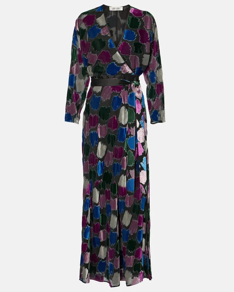 Diane von Furstenberg Bedrucktes Midikleid Babette Multicolor
