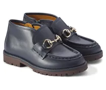 Ankle Boots Horsebit aus Leder