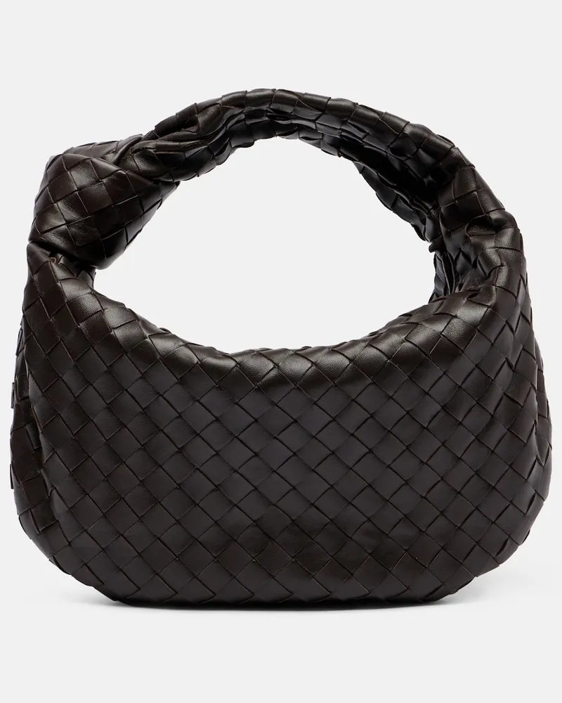 Bottega Veneta Tote Bag Jodie Small aus Leder Braun
