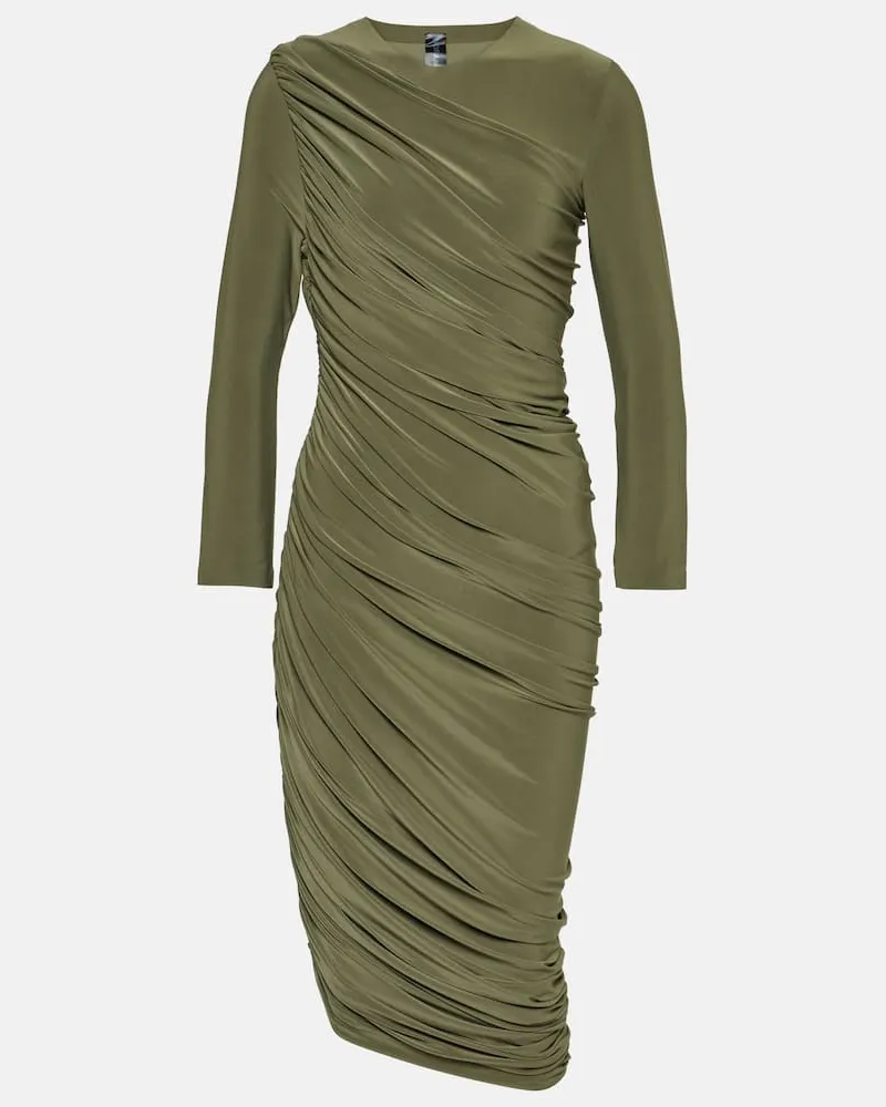 Norma Kamali Minikleid Diana Grün