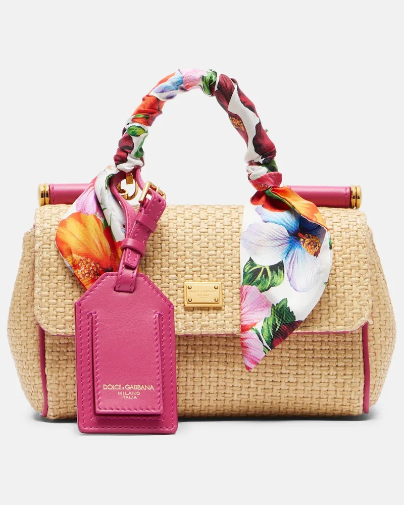 Dolce & Gabbana Henkeltasche Sicily Small Beige