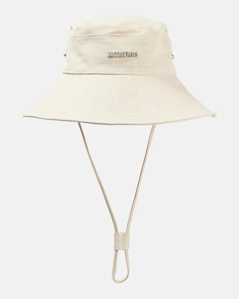 Jacquemus Hut De-Nîmes aus Denim Weiß