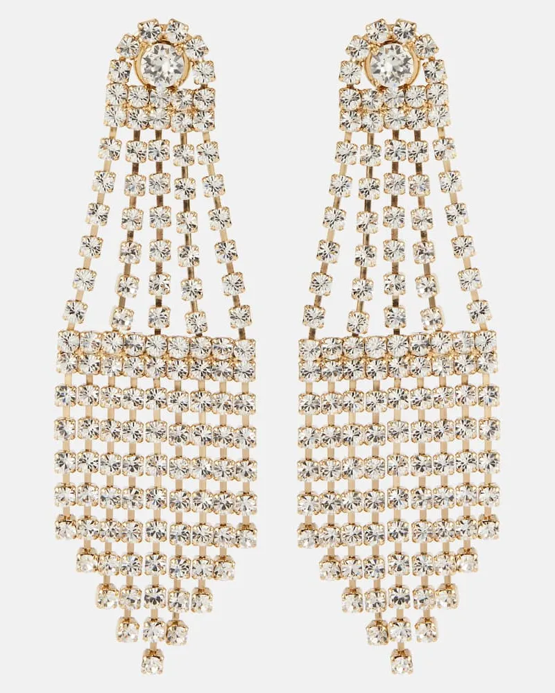 Oscar de la Renta Ohrringe mit Kristallen Multicolor
