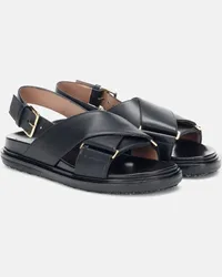 Marni Sandalen aus Leder Schwarz