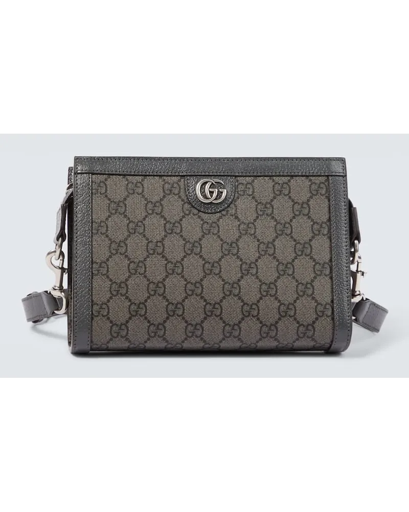 Gucci Messenger Bag Ophidia GG Canvas Super Mini Grau