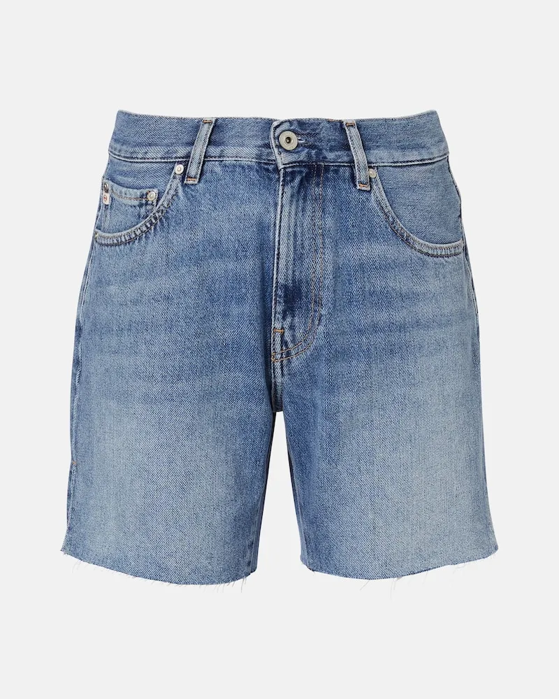 Adriano Goldschmied Bermuda-Shorts Ex-Boyfriend aus Denim Blau