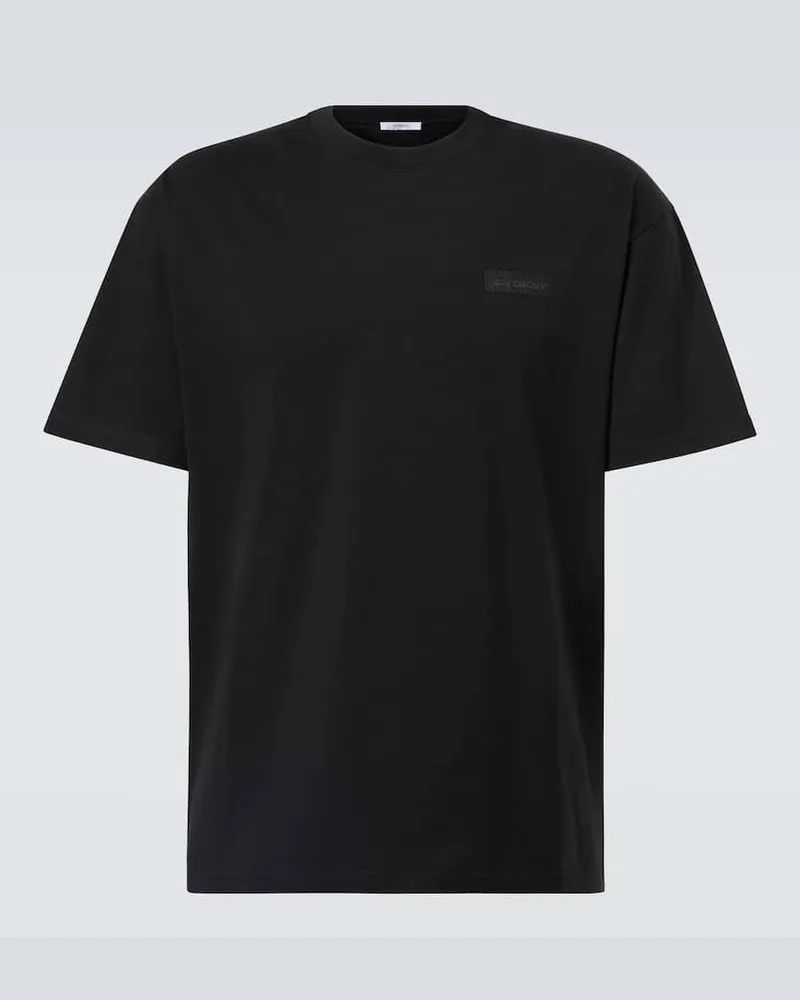 Givenchy T-Shirt aus Baumwoll-Jersey Schwarz