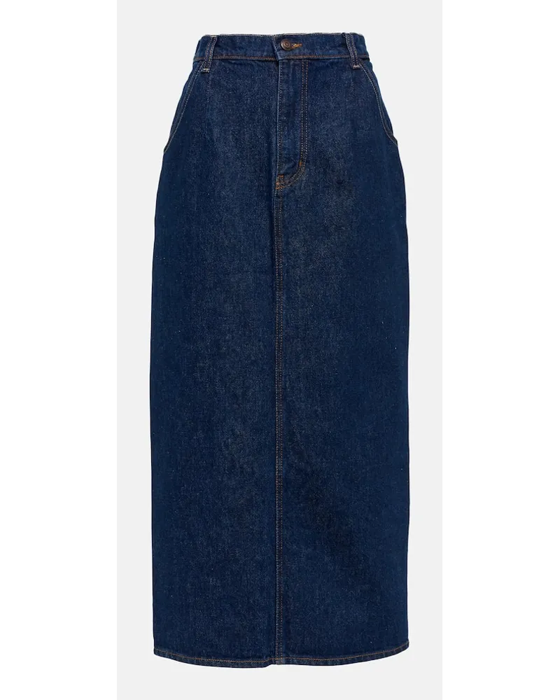 Magda Butrym Jeansrock Blau