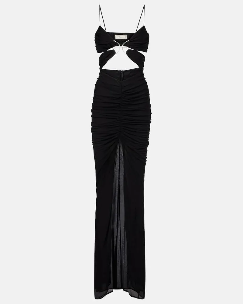 Blumarine Robe aus Jersey Schwarz