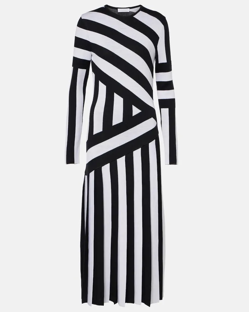 Gabriela Hearst Maxikleid Seema aus Wolle Schwarz