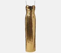 Verziertes Abendkleid Gloria mit Pailletten