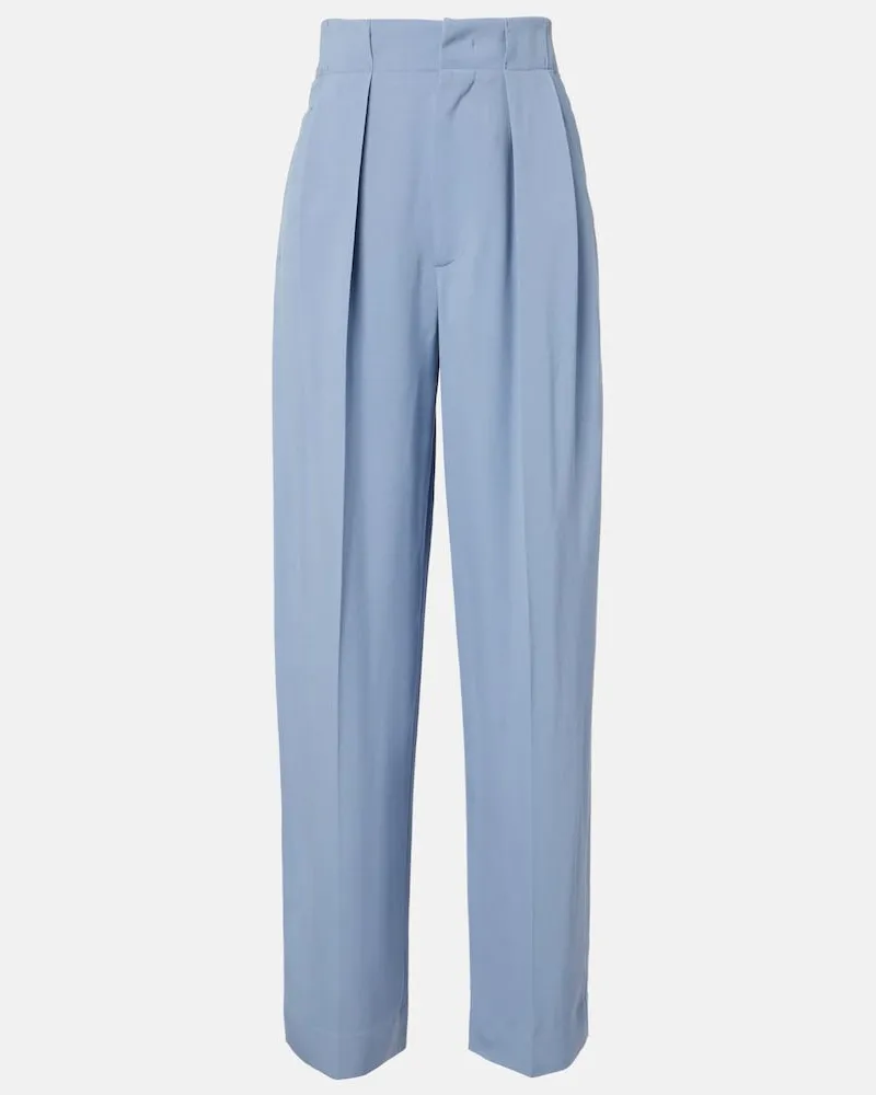Victoria Beckham Hose mit schmal zulaufendem Bein Blau