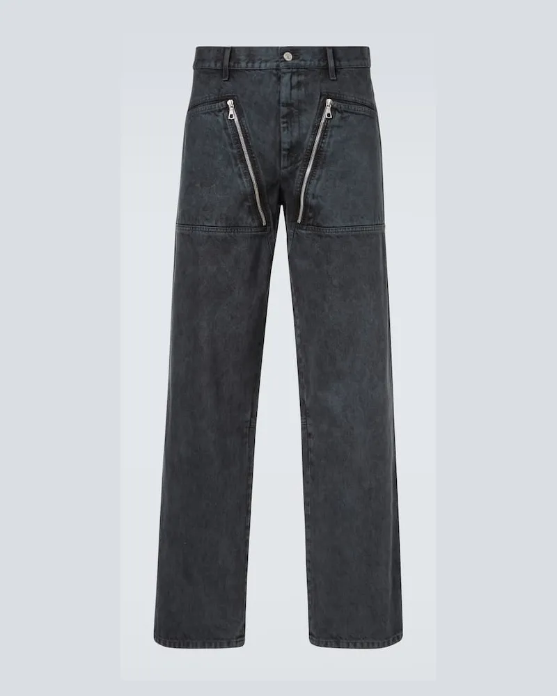Dries van Noten Wide-Leg Jeans Blau