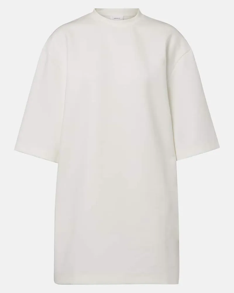 WARDROBE.NYC Minikleid aus einem Baumwollgemisch Grau