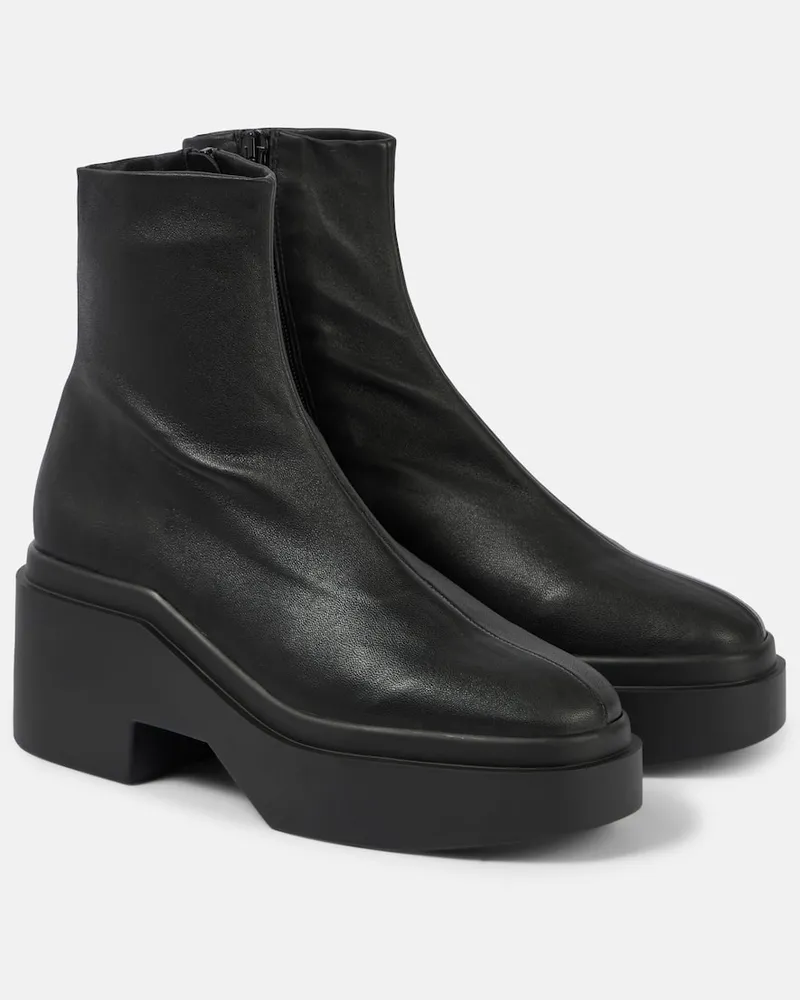 Robert Clergerie Ankle Boots Nelle aus Leder Schwarz