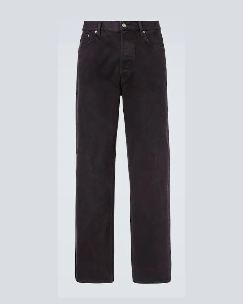 Dries van Noten Wide-Leg Jeans Violett
