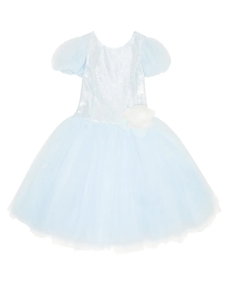 Monnalisa Kleid aus Tüll Blau