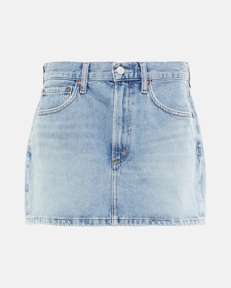 AGOLDE Jeansrock Liv Blau