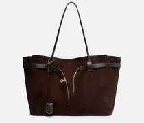 Tote Bag Bel Air Large aus Veloursleder