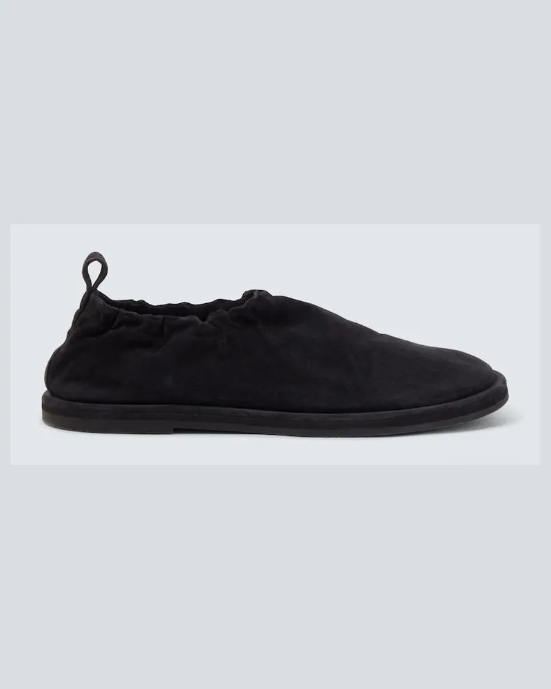 Studio Nicholson Slip-Ons Korine aus Veloursleder Schwarz