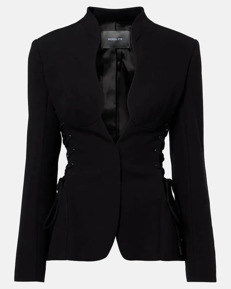 Thierry Mugler Blazer Schwarz