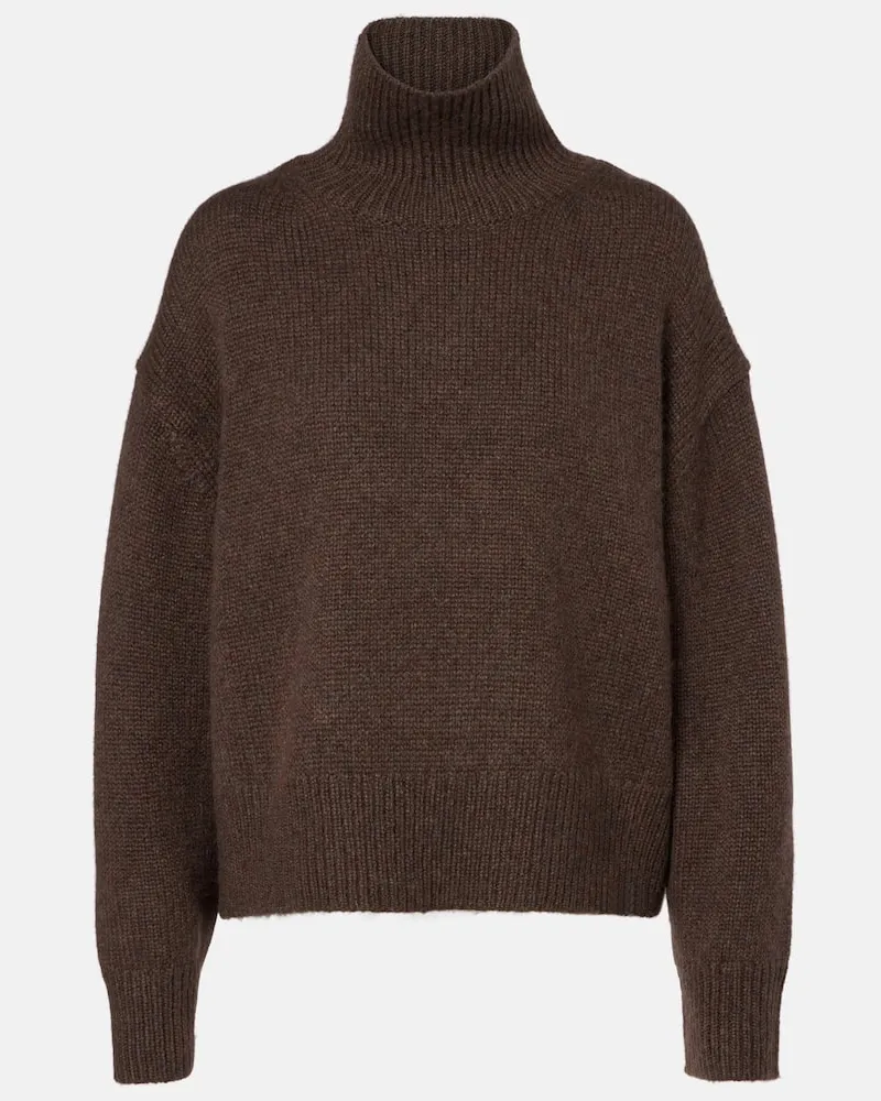 Nili Lotan Rollkragenpullover Tabitha aus Kaschmir Braun