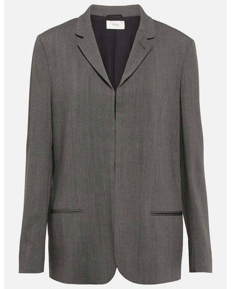 The Row Blazer aus einem Wollgemisch Grau