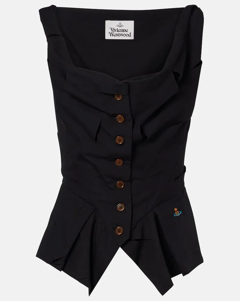 Vivienne Westwood Weste Monday Orb Schwarz