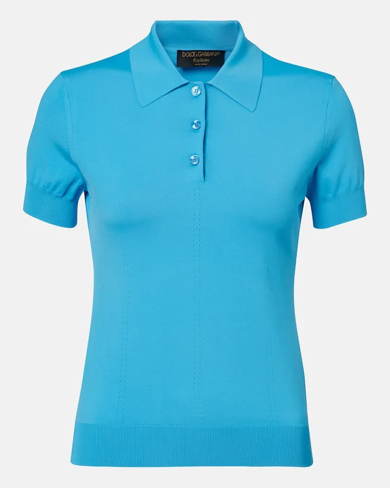 Dolce & Gabbana Polohemd Blau