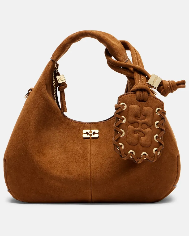 Ganni Mini-Bag Braun